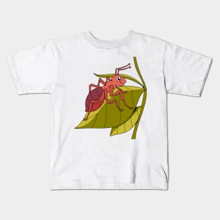 Ant Tree Leaf Kids T-Shirt